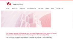 Desktop Screenshot of iamadvisory.com